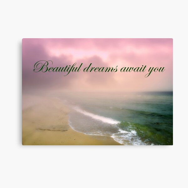 Beautiful Dreams Await You Canvas Print
