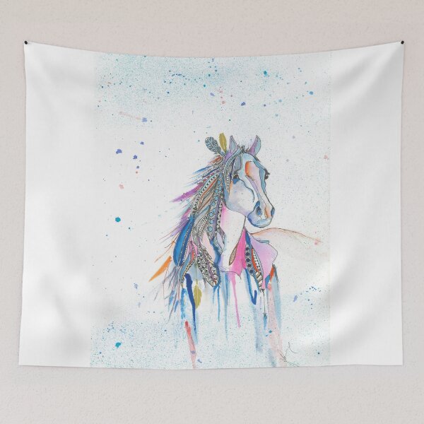 Item preview, Water colour stallion designed and sold by Peta Wakeham.