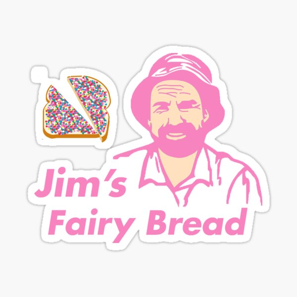 Jim's Fairy Bread Sticker