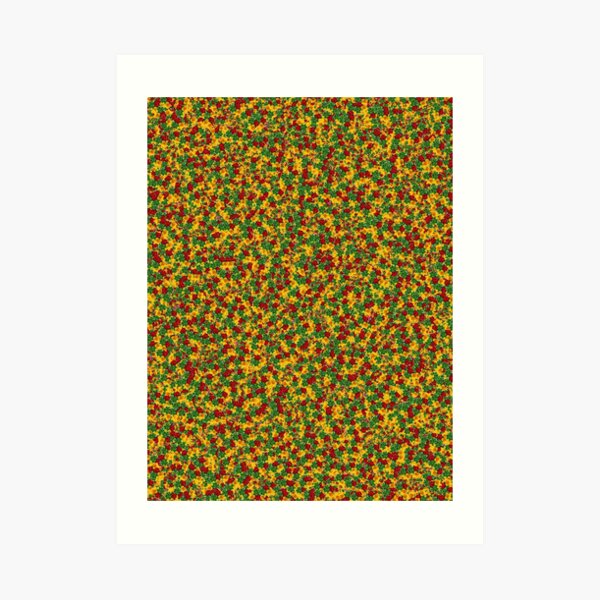 England Ireland and Wales pattern Art Print