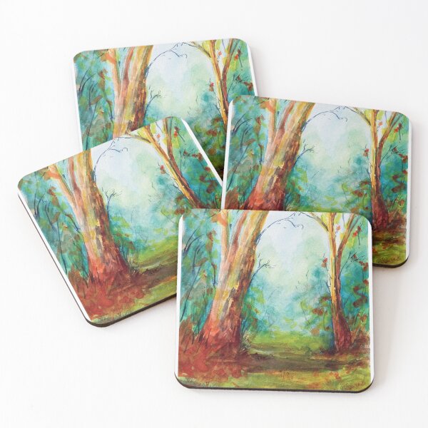 Item preview, Gumtrees On A Misty Pathway designed and sold by Paul Gilbert.