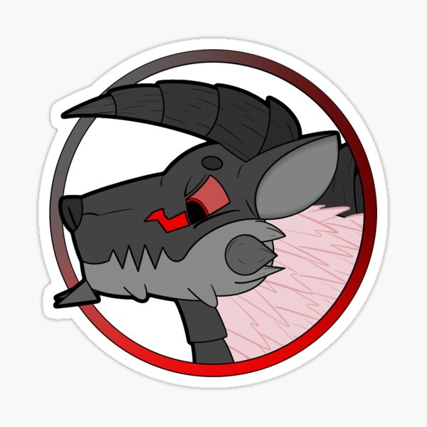 Stygian Zinogre Sticker By AshmanTheGuy Redbubble   St,small,507x507 Pad,600x600,f8f8f8 