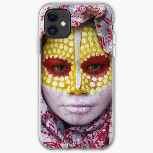 #498 NATHALIE LE RICHE - ART AND GIFTS - PAINTED TRIBAL FACE ART AND PHOTOPHRAPHY- I Will Get Through This iPhone Soft Case