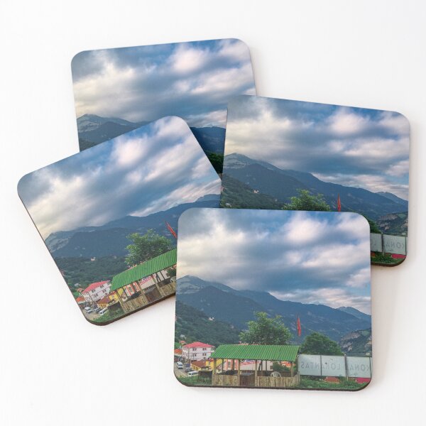 Item preview, Amazing Green Village & Mountain Clouds designed and sold by BennEmm.