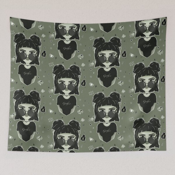 Item preview, Goth Girl  designed and sold by PaperBoatUK.