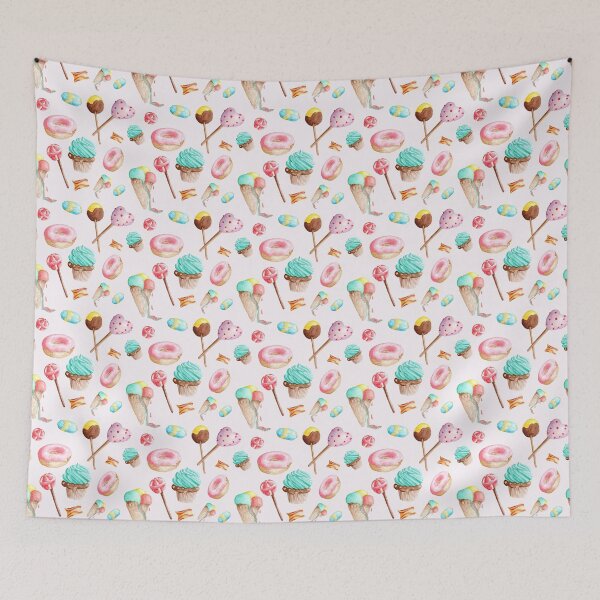Item preview, Colorful candies in watercolor designed and sold by Marlene Wagenhofer.