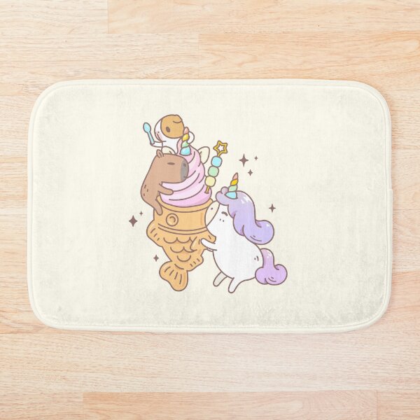 Bubu the Guinea pig, Unicorn Taiyaki Ice-cream Bath Mat