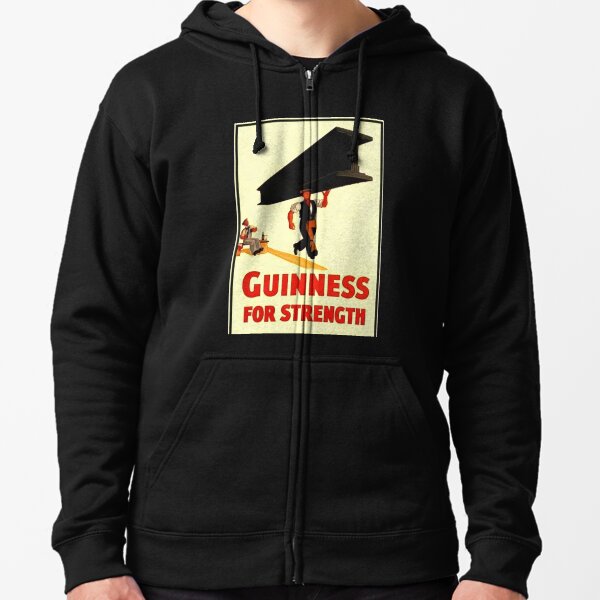 guinness zip up hoodie