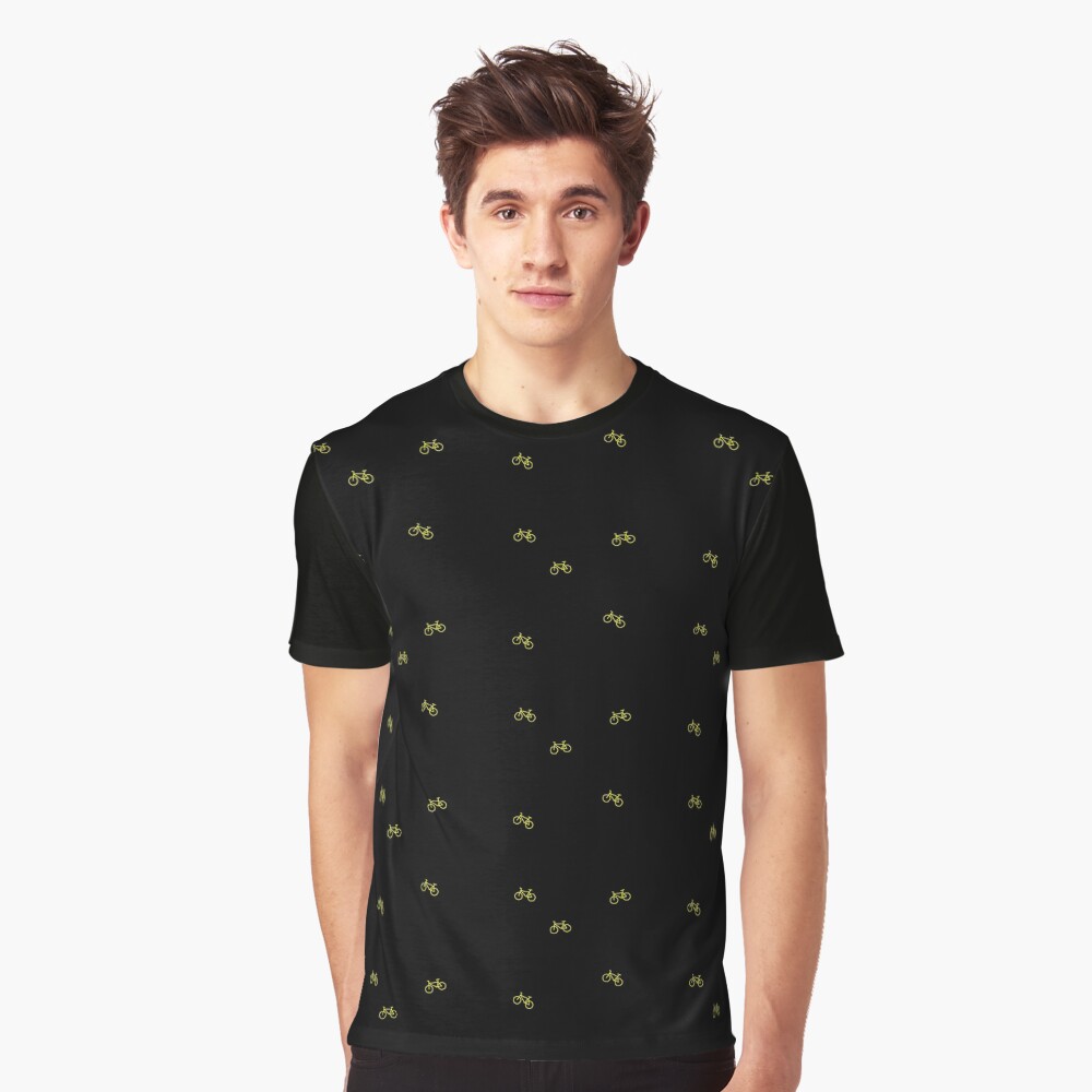 bicycle pattern shirt