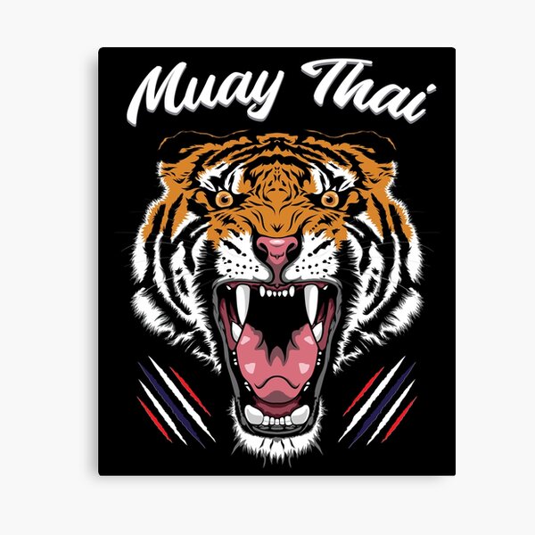 Item preview, Muay Thai Men Kickboxing Tiger - Toi Muay Thailand Classic T-Shirt designed and sold by screenworks.