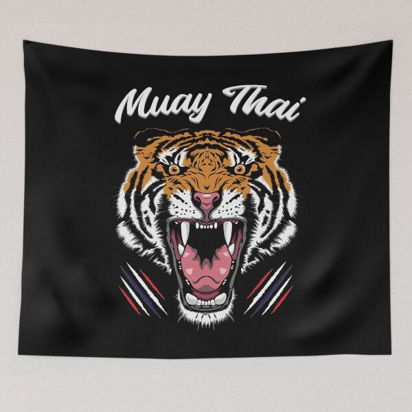 Item preview, Muay Thai Men Kickboxing Tiger - Toi Muay Thailand Classic T-Shirt designed and sold by screenworks.