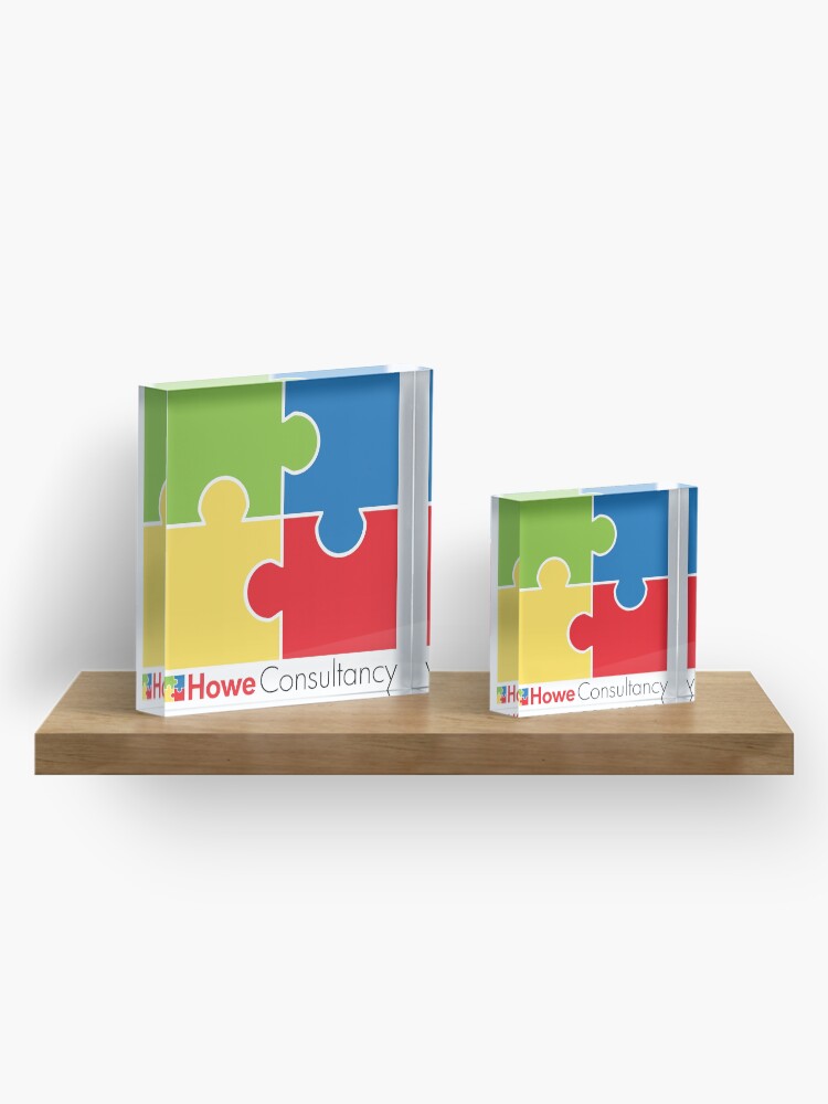 Alternate view of Howe Consultancy Logo Acrylic Block