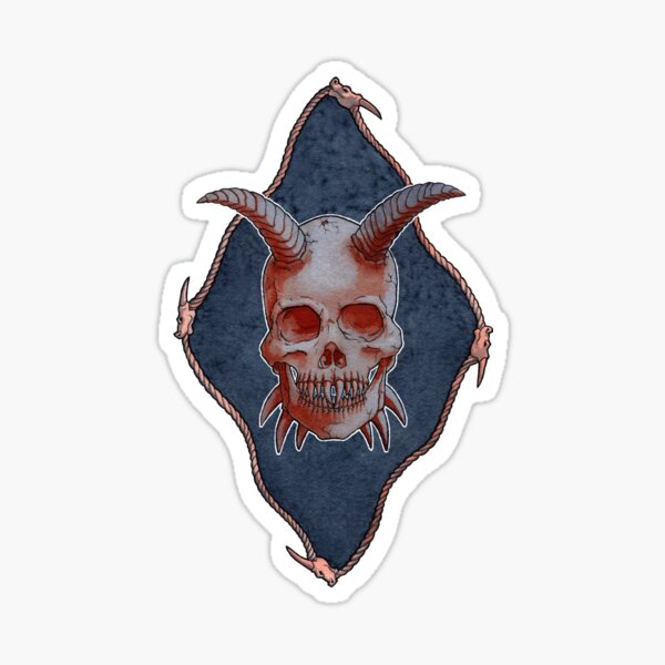 Monsterschädel Sticker