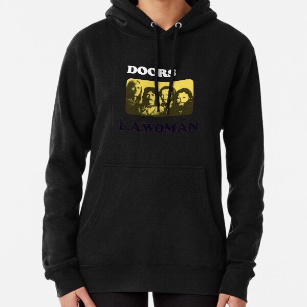 Türen L. Eine Frau Mischtext Hoodie