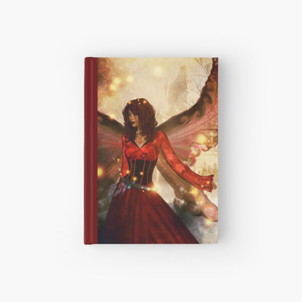Peering into fantasy Hardcover Journal