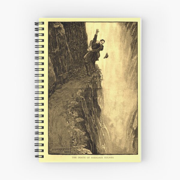 Item preview, Death Of Sherlock Holmes - (Final Problem Vintage Illustration) designed and sold by CrimeLab.
