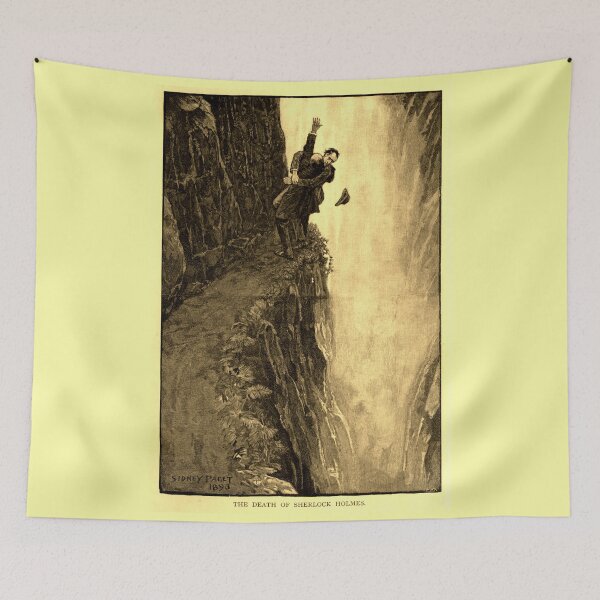 Item preview, Death Of Sherlock Holmes - (Final Problem Vintage Illustration) designed and sold by CrimeLab.