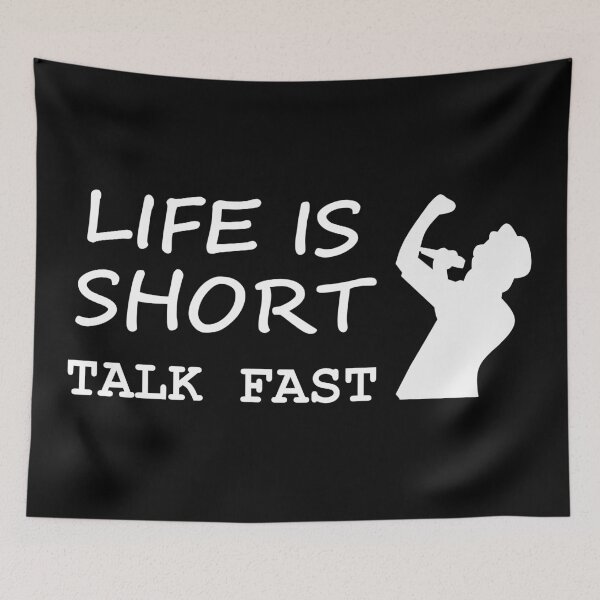 Item preview, Life is short talk fast designed and sold by gulden.