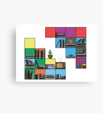 Bookshelf Canvas Print