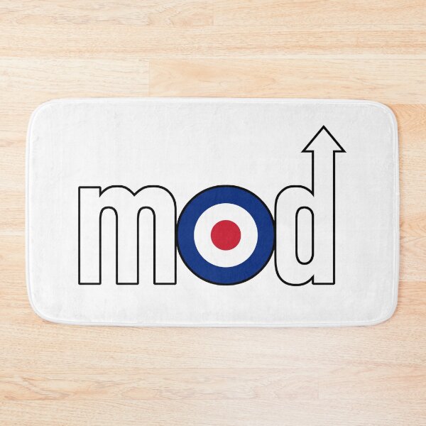 Item preview, Mod Logo with Arrow, White (Medium) designed and sold by shavenmonkeys.