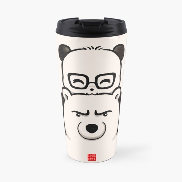 Panda And Polar Bear Travel Mug