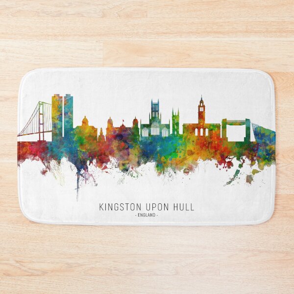 Item preview, Kingston upon Hull England Skyline designed and sold by ArtPrints.