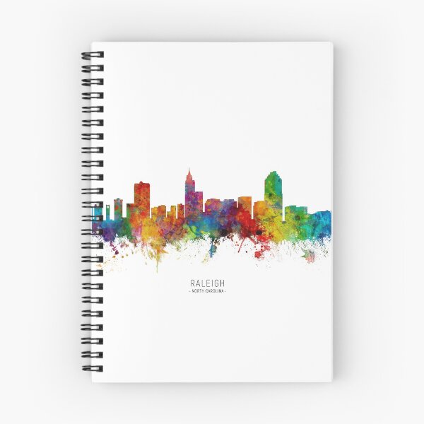 Item preview, Raleigh North Carolina Skyline designed and sold by ArtPrints.