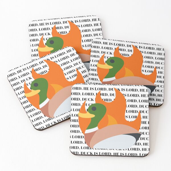 Item preview, Duck Is Lord (Fire Version) designed and sold by More-Than-Kin.