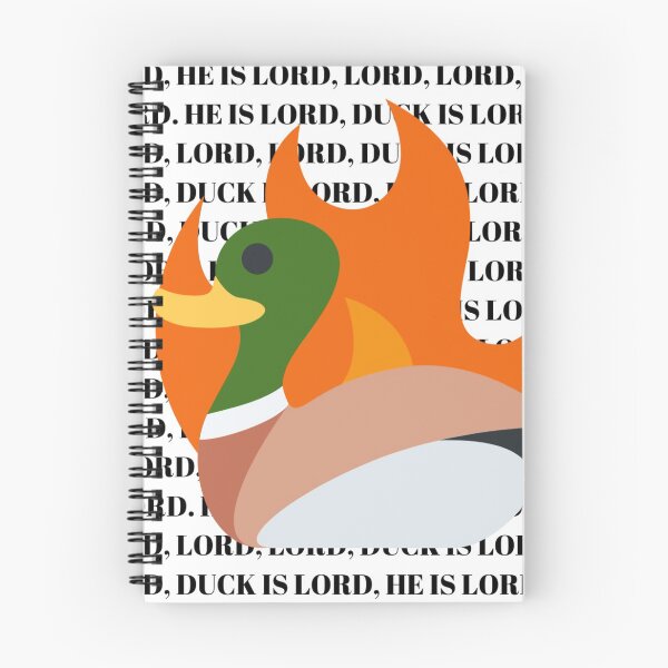 Item preview, Duck Is Lord (Fire Version) designed and sold by More-Than-Kin.