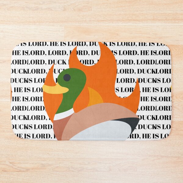 Item preview, Duck Is Lord (Fire Version) designed and sold by More-Than-Kin.
