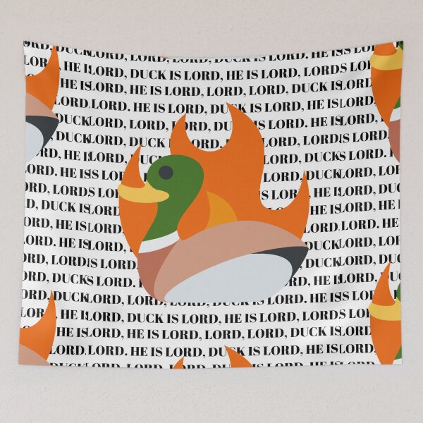 Item preview, Duck Is Lord (Fire Version) designed and sold by More-Than-Kin.