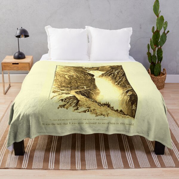Item preview, Sherlock Holmes - Reichenbach Falls - (Final Problem Vintage Illustration) designed and sold by CrimeLab.
