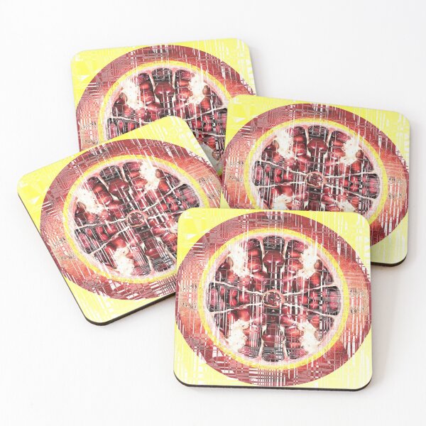 Item preview, Pomegranate design on yellow background designed and sold by Happyoninside.