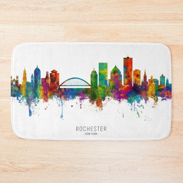 Artikelvorschau, Rochester New York Skyline entworfen und verkauft von ArtPrints.