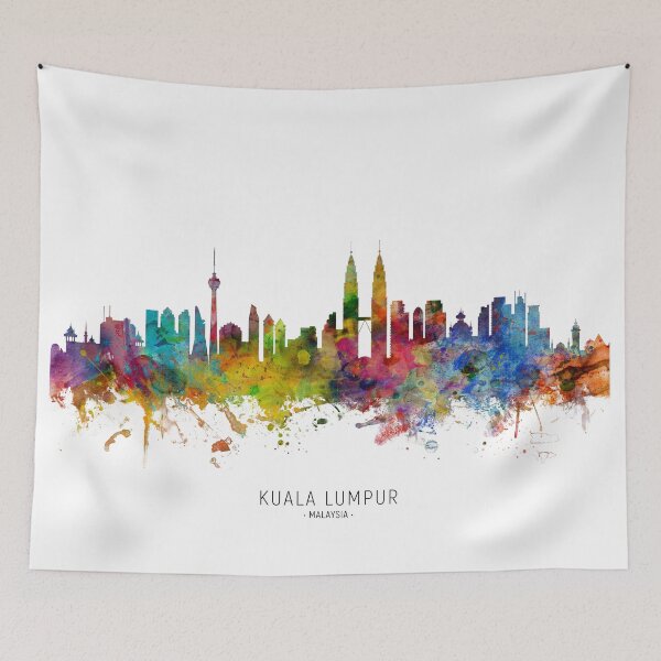 Item preview, Kuala Lumpur Malaysia Skyline designed and sold by ArtPrints.