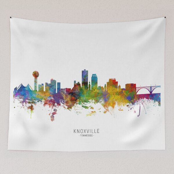 Item preview, Knoxville Tennessee Skyline designed and sold by ArtPrints.