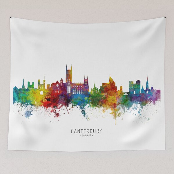 Item preview, Canterbury England Skyline designed and sold by ArtPrints.
