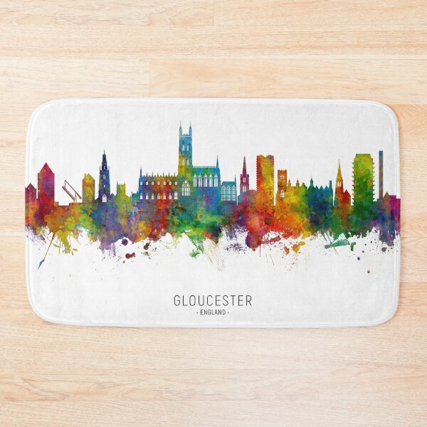 Item preview, Gloucester England Skyline designed and sold by ArtPrints.
