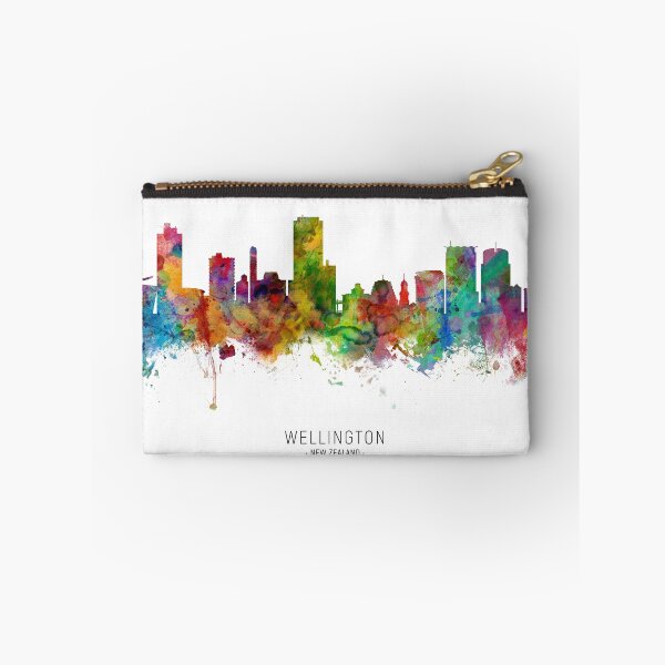 Item preview, Wellington New Zealand Skyline designed and sold by ArtPrints.