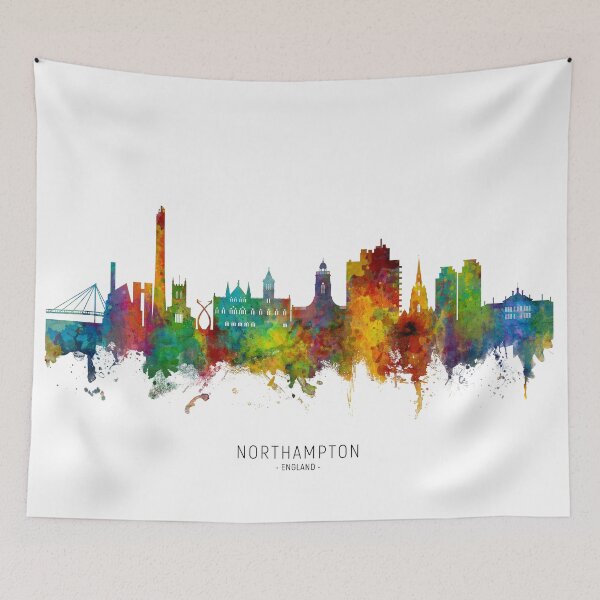 Item preview, Northampton England Skyline designed and sold by ArtPrints.
