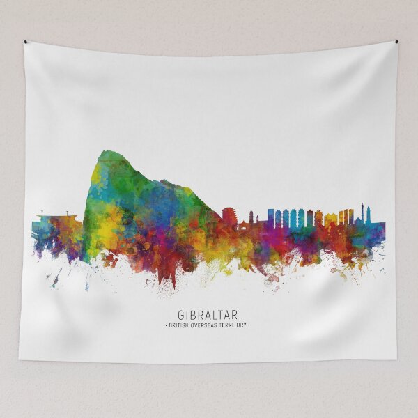 Item preview, Gibraltar Skyline designed and sold by ArtPrints.