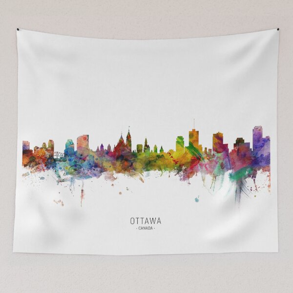 Item preview, Ottawa Canada Skyline designed and sold by ArtPrints.