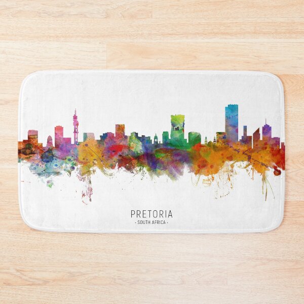 Item preview, Pretoria South Africa Skyline designed and sold by ArtPrints.