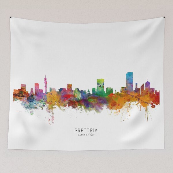 Item preview, Pretoria South Africa Skyline designed and sold by ArtPrints.
