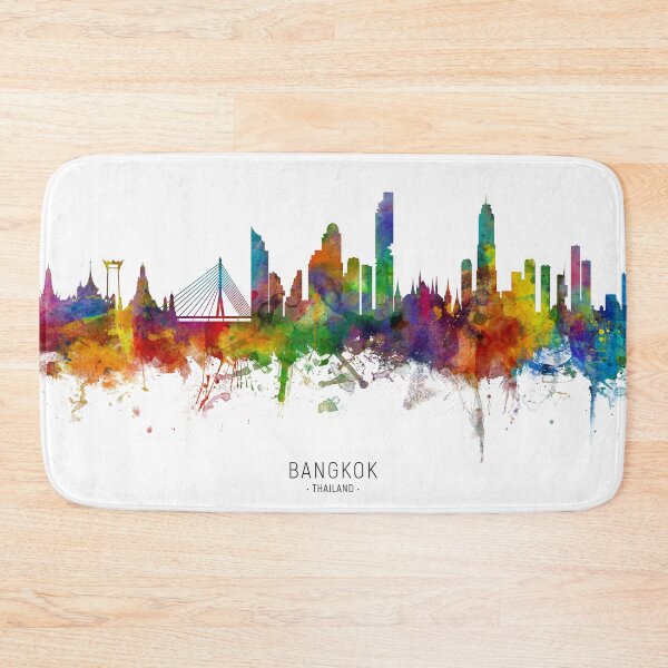 Item preview, Bangkok Thailand Skyline designed and sold by ArtPrints.