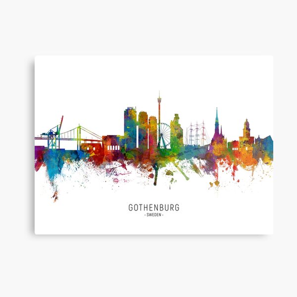 Item preview, Gothenburg Sweden Skyline designed and sold by MICHAEL TOMPSETT.