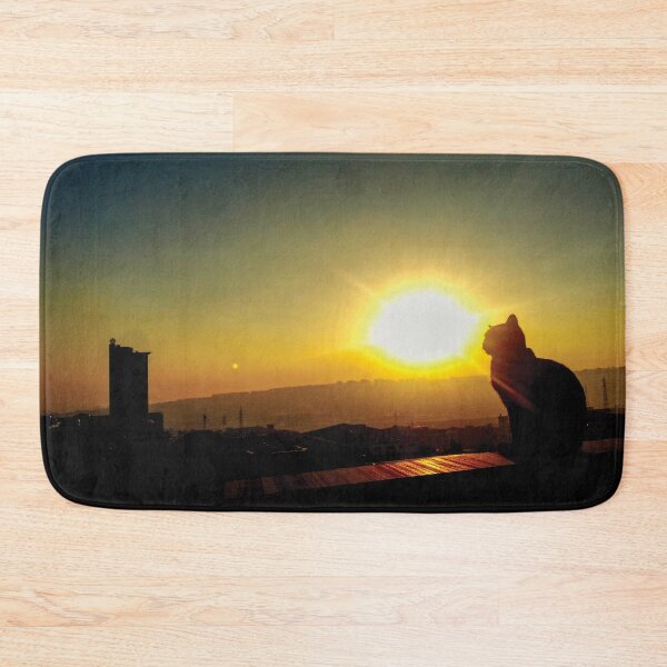 Item preview, Amazing Sunset & Black Cat designed and sold by BennEmm.