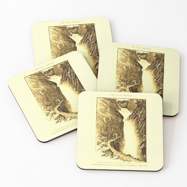 Item preview, Sherlock Holmes - Reichenbach Falls - (Final Problem Vintage Illustration) designed and sold by CrimeLab.