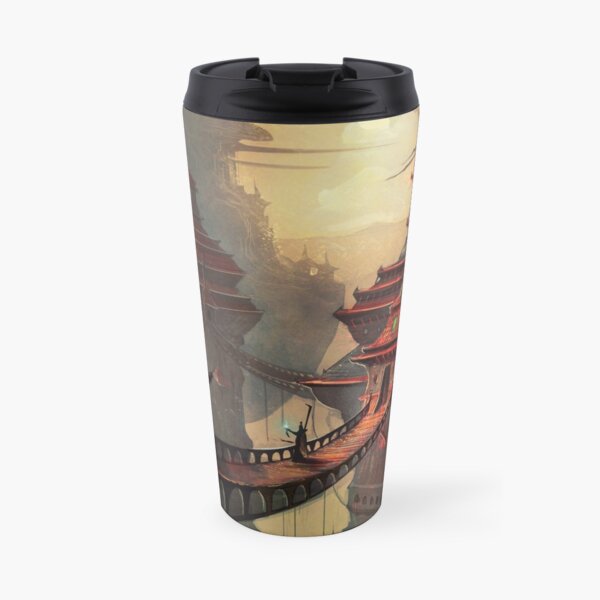 High Mountain Temples Travel Mug