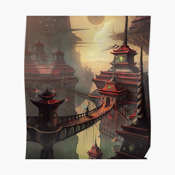 High Mountain Temples Poster